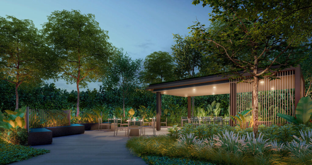 Enjoy romantic outdoor settings at the Continuum